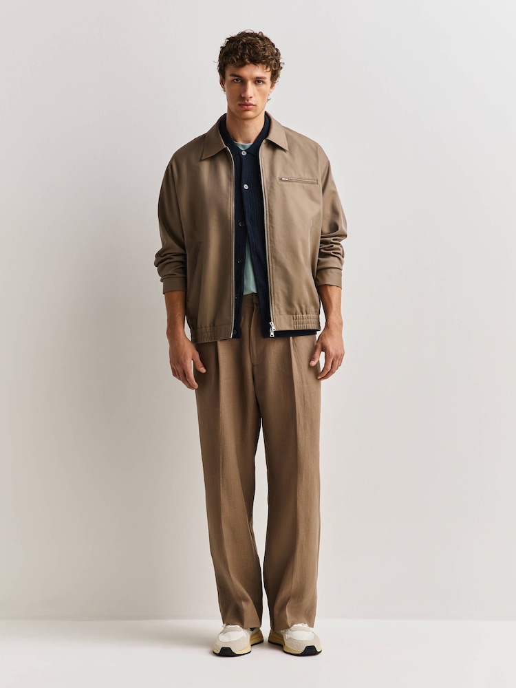 NN.07 Brown Kay Relaxed Fit Trousers - Image 1 of 6