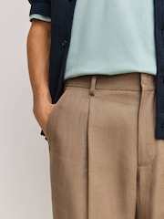 NN.07 Brown Kay Relaxed Fit Trousers - Image 4 of 6