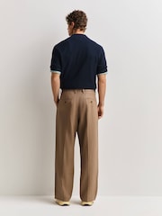 NN.07 Brown Kay Relaxed Fit Trousers - Image 6 of 6
