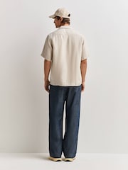 NN.07 Natural Julio Short Sleeve Linen Shirt - Image 4 of 6