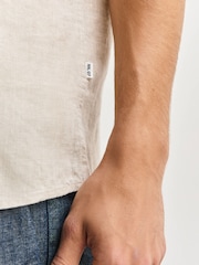 NN.07 Natural Julio Short Sleeve Linen Shirt - Image 5 of 6