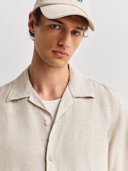 NN.07 Natural Julio Short Sleeve Linen Shirt - Image 6 of 6