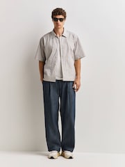 NN.07 Blue Kay Relaxed Fit Trousers - Image 1 of 5