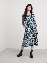 Seasalt Cornwall Green Tall April Dress - Image 1 of 5