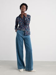 Seasalt Cornwall Blue Larissa Shirt - Image 1 of 6