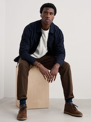 Blanco tiz - Seasalt Cornwall Mens Merthen 100% Cotton T-Shirt - Imagen 1 de 2