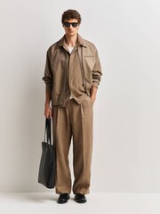 NN.07 Natural Hank Short Sleeve Modal Blend Texured Shirt - Image 2 of 6