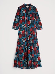 Seasalt Cornwall Blue Petite Windblown Dress - Image 4 of 5