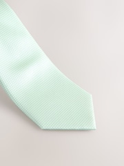 Mint Green Tie and Pocket Square Set - Image 2 of 4