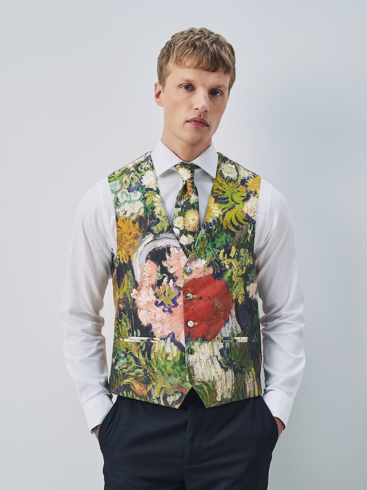 Green Occasion Waistcoat - Image 1 of 9 Green Occasion Waistcoat - Image 1 of 9