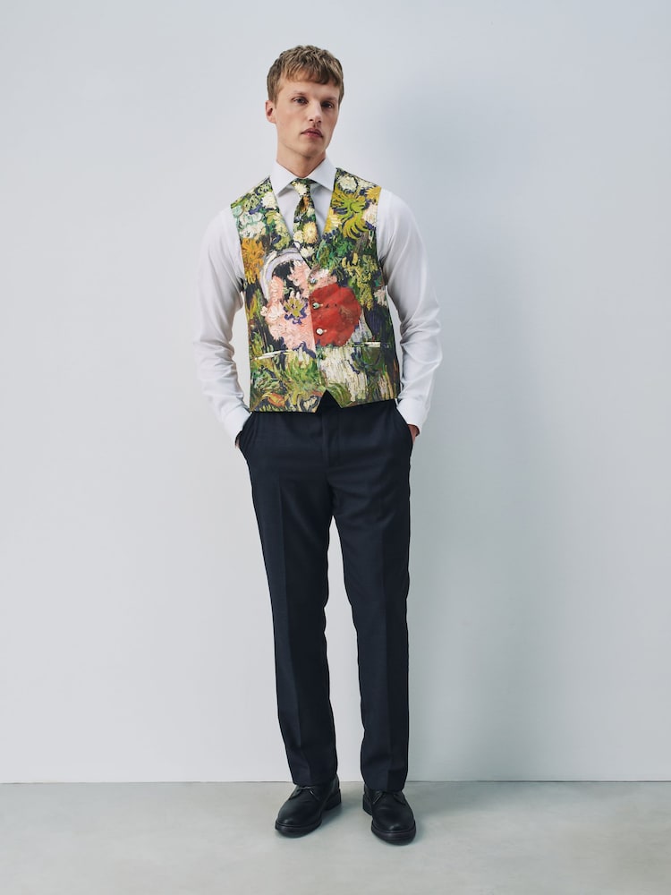 Green Occasion Waistcoat - Image 2 of 9 Green Occasion Waistcoat - Image 2 of 9