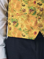 Yellow Occasion Waistcoat - Image 4 of 8