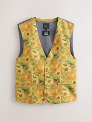 Yellow Occasion Waistcoat - Image 5 of 8