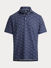 Ralph Lauren Blue Rlx Airflow Printed Polo Shirt - Image 2 of 2