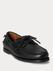 Polo Ralph Lauren Black Merton Boat Shoes - Image 2 of 4