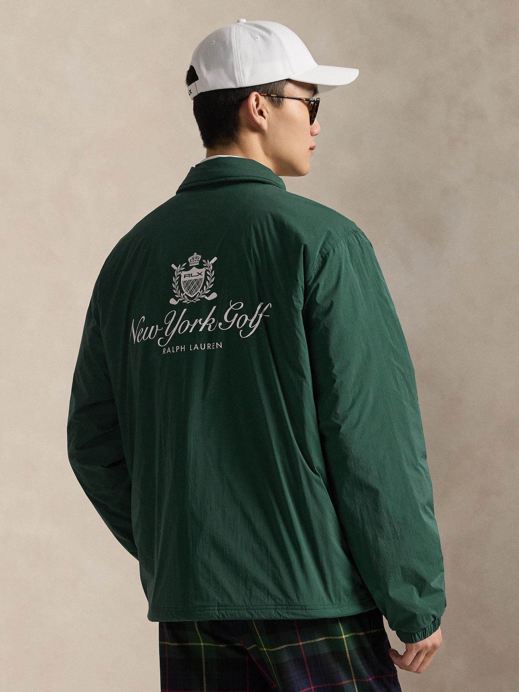 Buy Ralph Lauren Green RLX New York Golf Woven Jacket from Next