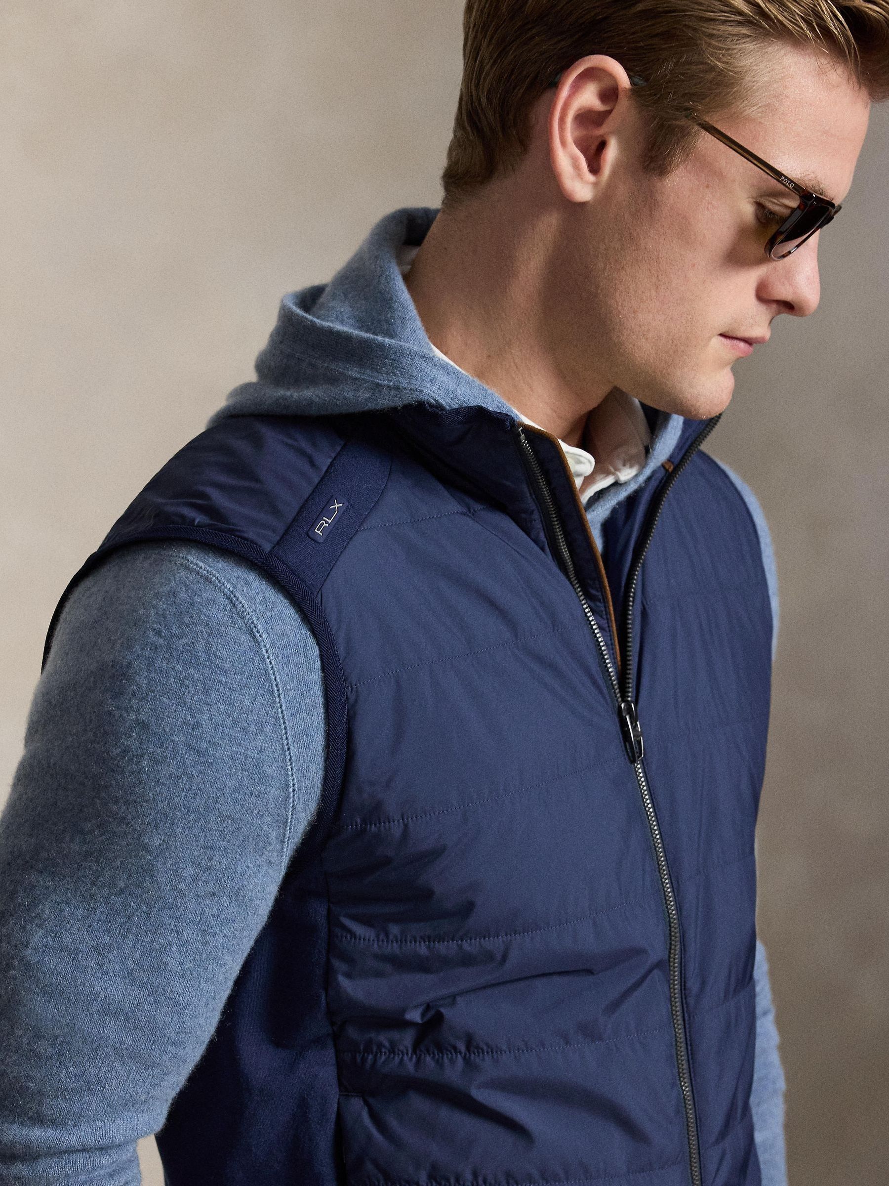 Buy Ralph Lauren Blue RLX Performance Wool Gilet from the Next UK