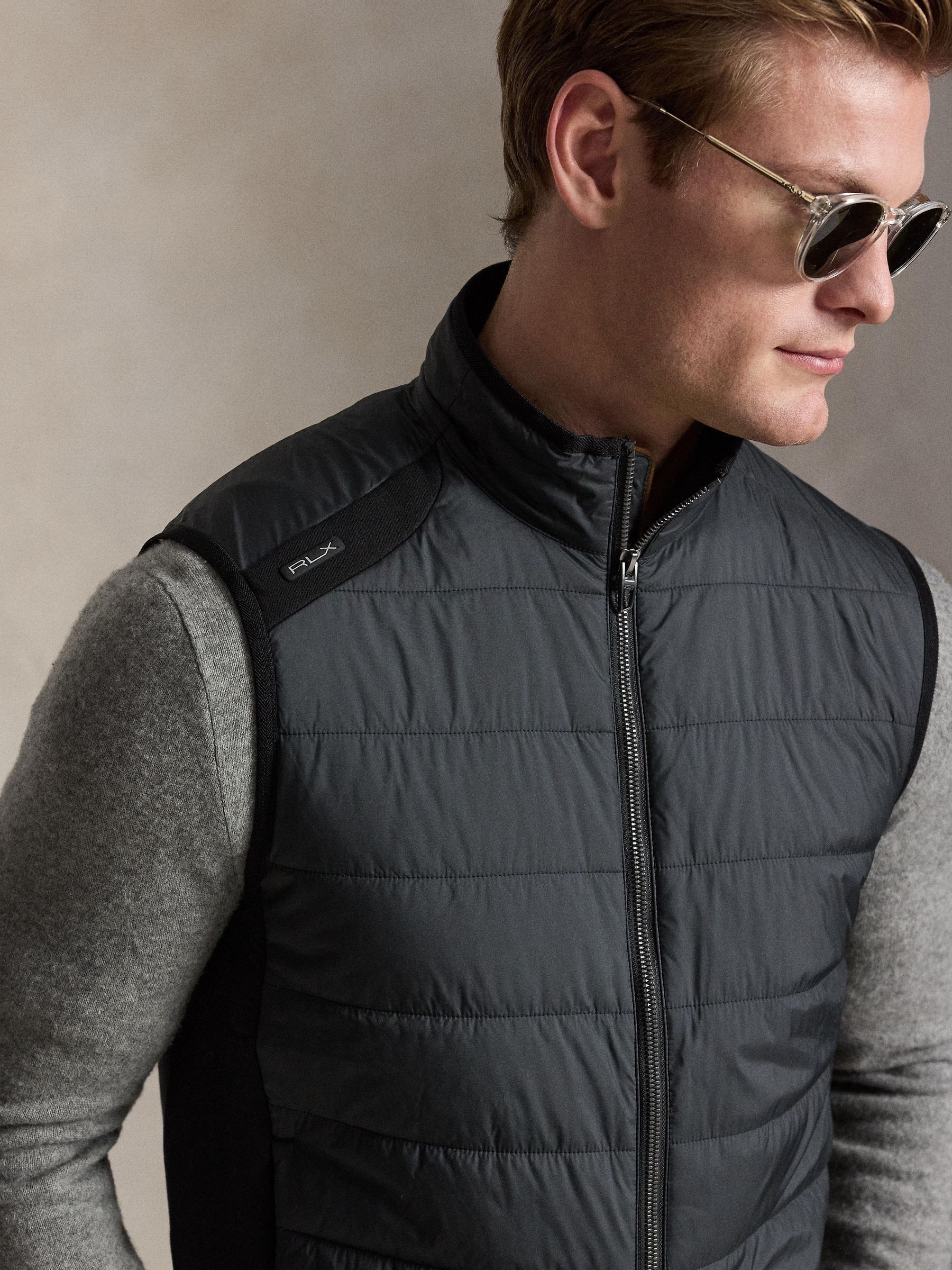 Buy Ralph Lauren Black RLX Performance Wool Gilet from the Next UK