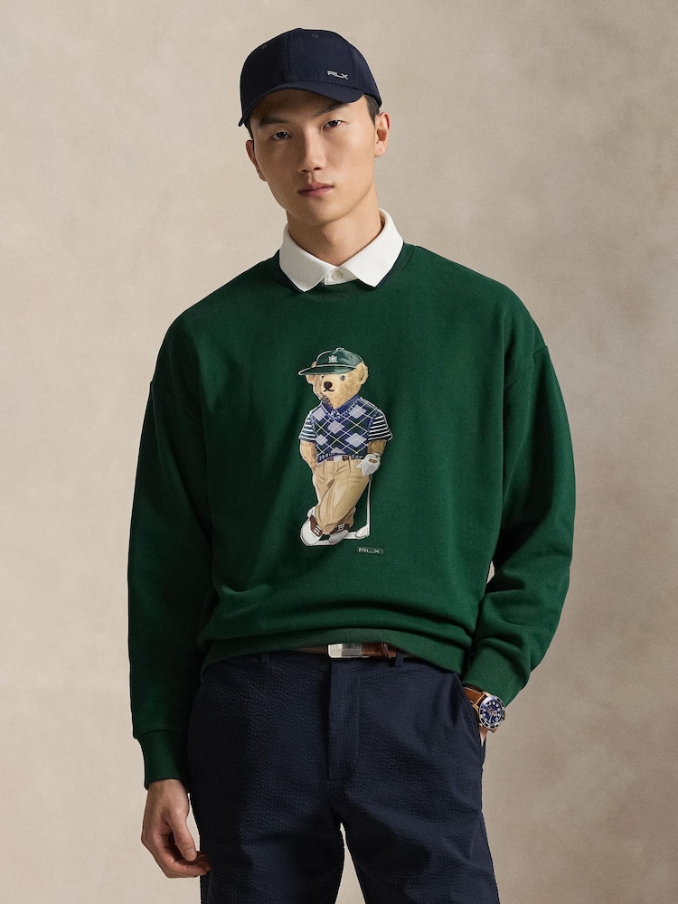 Ralph Lauren RLX Bear Sweatshirt - Image 4 of 4