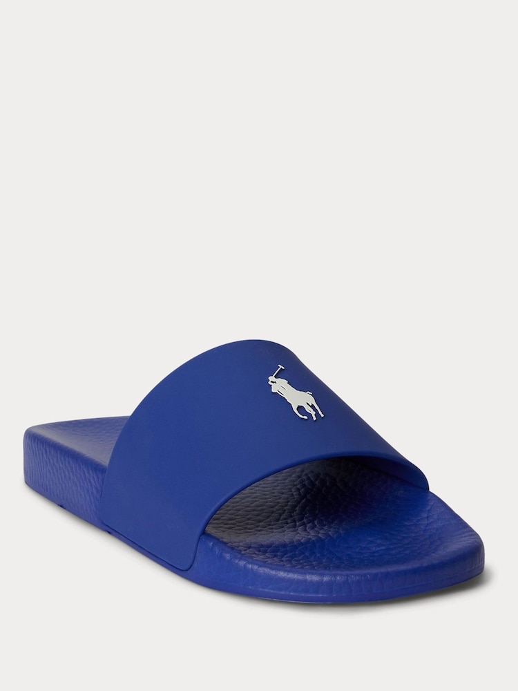 Polo Ralph Lauren Blue Polo Sliders - Image 2 of 4