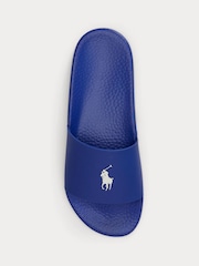 Polo Ralph Lauren Blue Polo Sliders - Image 4 of 4