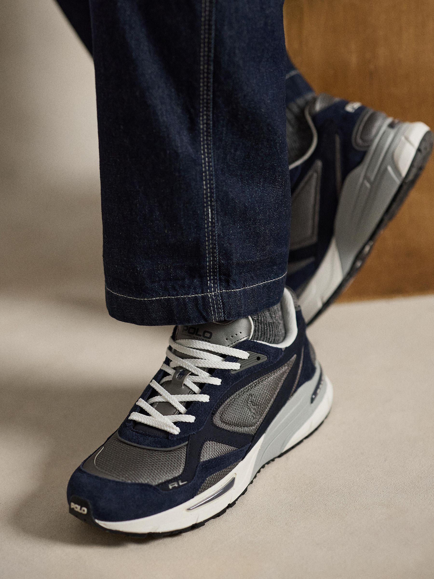 Buy Polo Ralph Lauren Blue Trackstr 275 Trainers from the Next UK