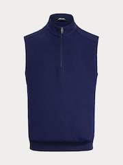 Ralph Lauren Blue RLX Knit Half Zip Gillet - Image 1 of 1