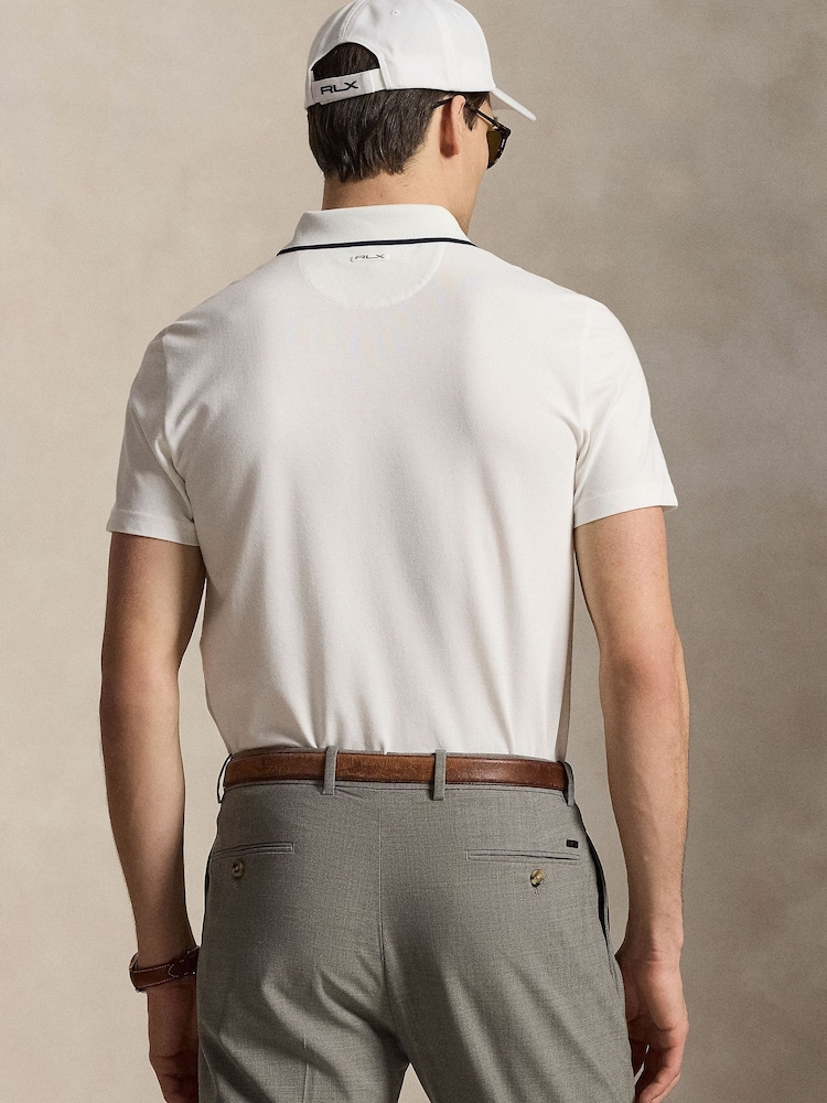 Balta - Ralph Lauren Rlx Performance Pique Polo Shirt - 2 paveikslėlis iš 5