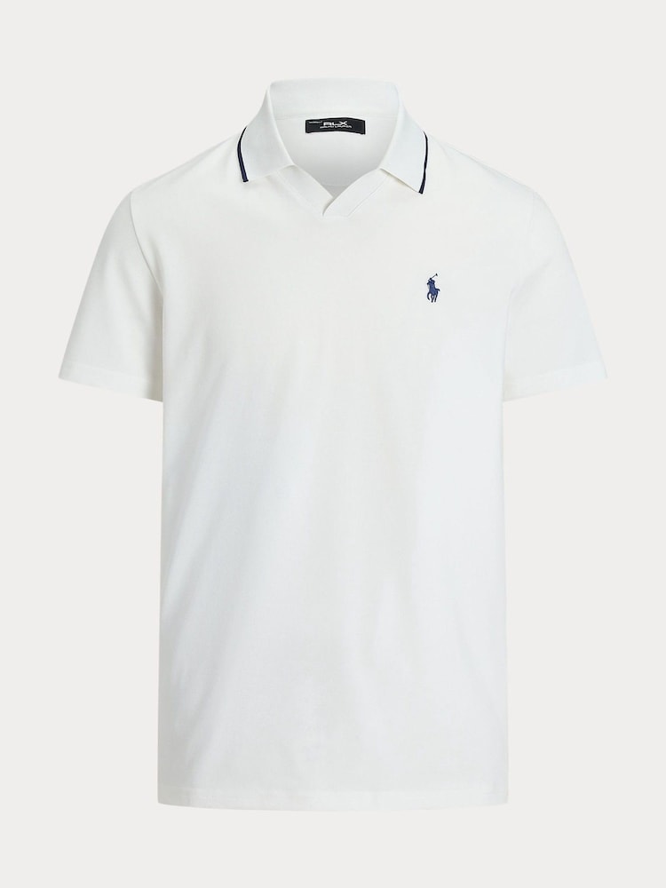Balta - Ralph Lauren Rlx Performance Pique Polo Shirt - 5 paveikslėlis iš 5