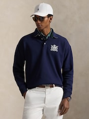 Ralph Lauren Blue RLX New York Golf Long Sleeve Polo Shirt - Image 3 of 6