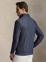 Sininen - Ralph Lauren Rlx Movement -neulepusero vetoketjulla - Kuva 2 / 4