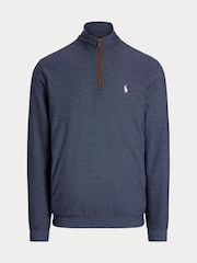 Sininen - Ralph Lauren Rlx Movement -neulepusero vetoketjulla - Kuva 4 / 4