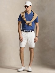 Šviesiai mėlyna - Ralph Lauren Rlx Performance Pique Polo Shirt - 3 paveikslėlis iš 5