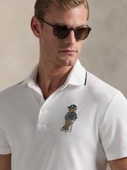 Ralph Lauren RLX Airtech Pique Bear Polo Shirt - Image 4 of 5