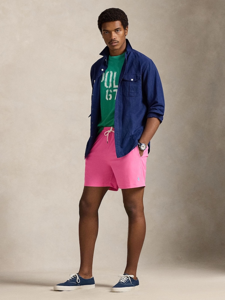 Roz - Polo Ralph Lauren Traveler Swim Shorts - Imaginea 2 din 5