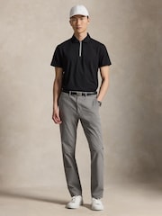 Ralph Lauren Black RLX Kinetic Tech Zip Polo Shirt - Image 4 of 6