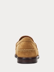 Polo Ralph Lauren Brown Alston Suede Penny Loafers - Image 3 of 4