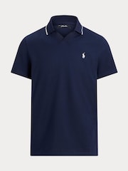 Ralph Lauren Blue Rlx Performance Pique Polo Shirt - Image 6 of 6