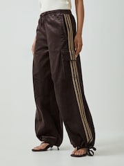 adidas Originals Brown Corduroy Cargo Trousers - Image 2 of 5