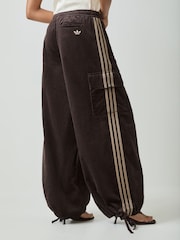 adidas Originals Brown Corduroy Cargo Trousers - Image 3 of 5
