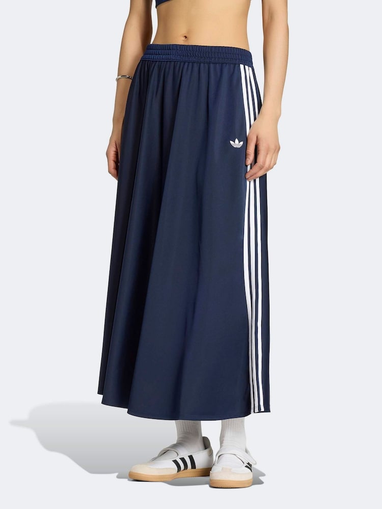 adidas Originals Navy Firebird Skirt - Image 1 of 6