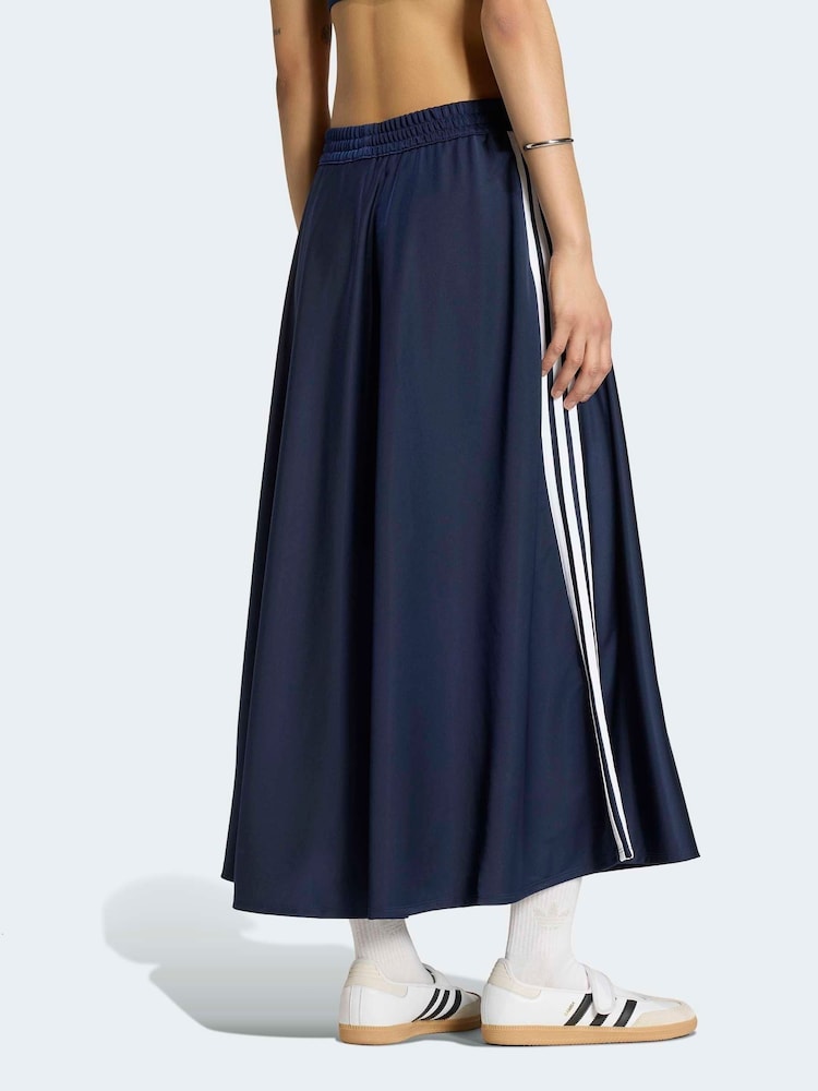 adidas Originals Navy Firebird Skirt - Image 2 of 6