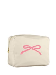 Personalised Bow Wash Bag by Koko Blossom - Image 2 of 2
