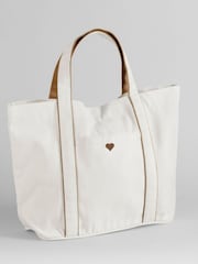 Personalised Caramel Heart Beach Bag by Koko Blossom - Image 2 of 2