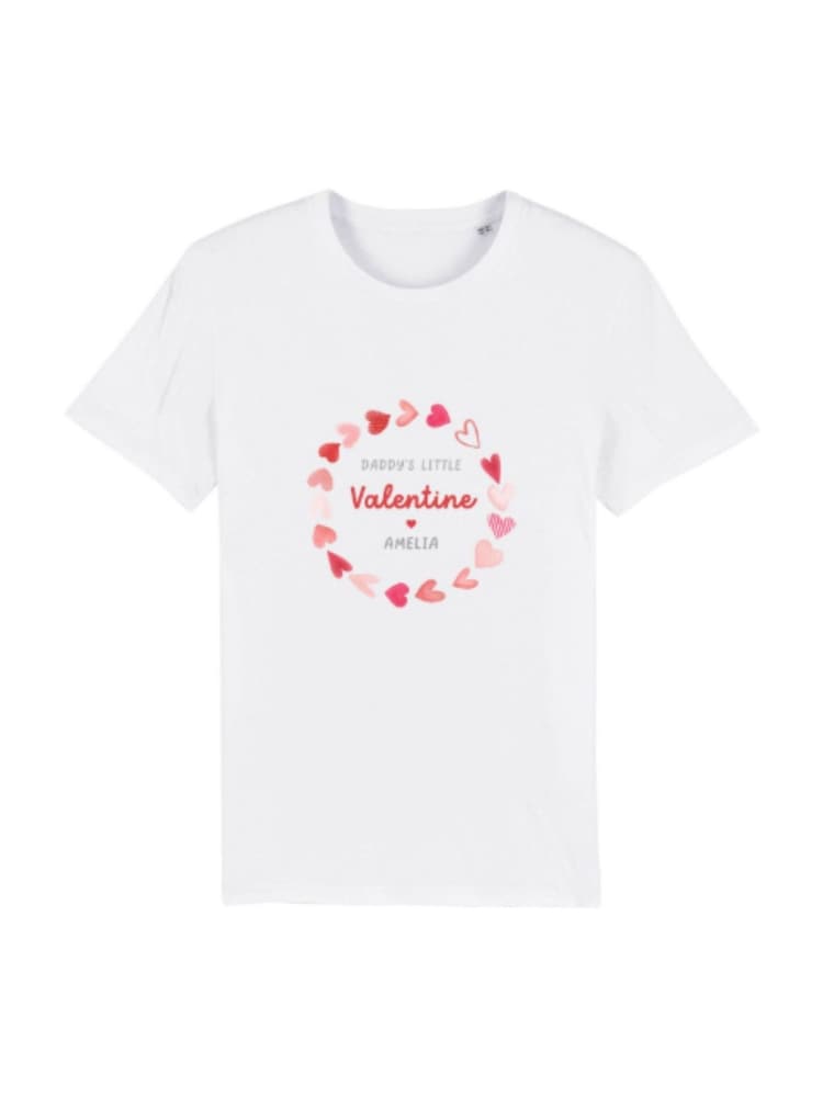 Personalised Little Valentine T-Shirt by Koko Blossom - Image 1 of 2