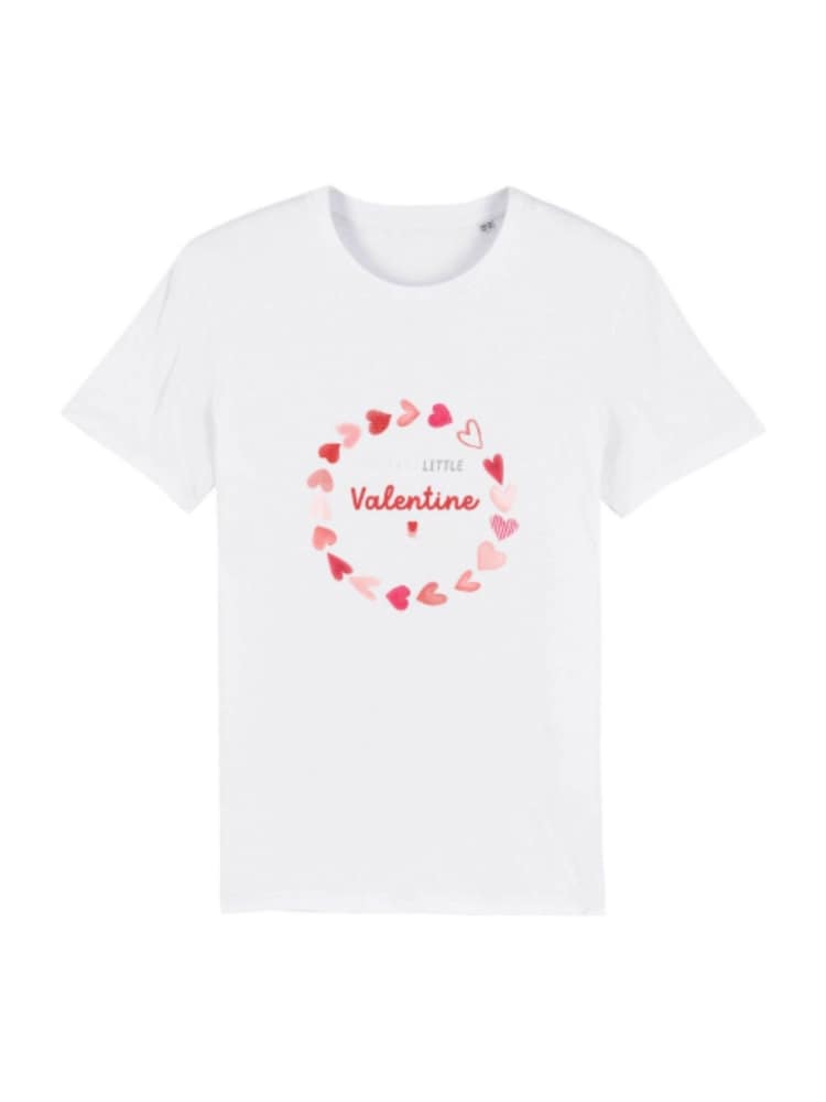 Personalised Little Valentine T-Shirt by Koko Blossom - Image 2 of 2