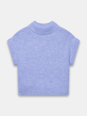 أزرق - رداء علوي محبوك من مزيج صوف من Mint Velvet - صورة 6 من 7