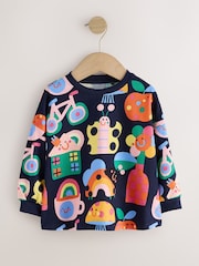 Bleumarin Ladybird - Tricouri cu mânecă lungă 4 pachet (3luni -7ani) - Imaginea 3 din 9
