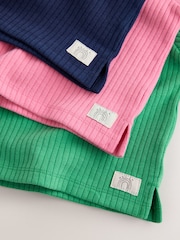 粉紅／綠色 - Ribbed Long Sleeve Raglan Top (3mths-7yrs) - 圖片 6，共 7