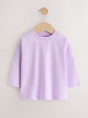 Neutral Pink Long Sleeve T-Shirts 7 Pack (3mths-7yrs) - Image 5 of 11